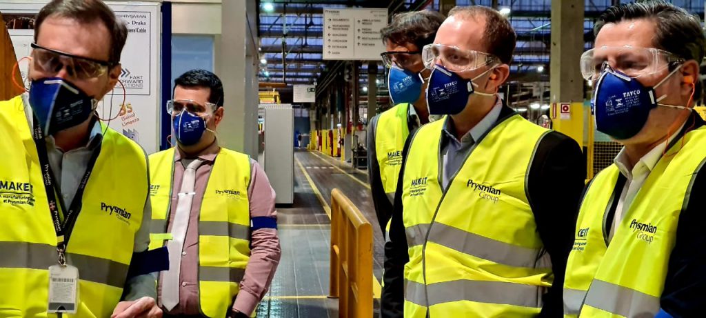 Prefeitura recebe anúncio de investimento de R$ 25 milhões do Grupo Prysmian